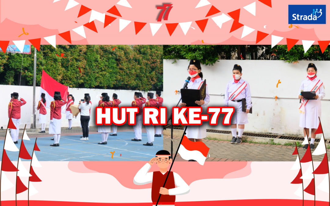Upacara HUT RI Ke-77 Komplek Strada Nawar